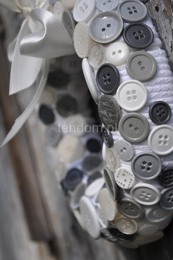 wianek dekoracyjny Button 4, śr. 22cm