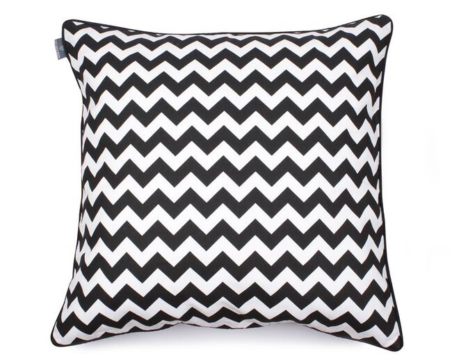 poduszka dekoracyjna Zig Zag Black White 60x60cm