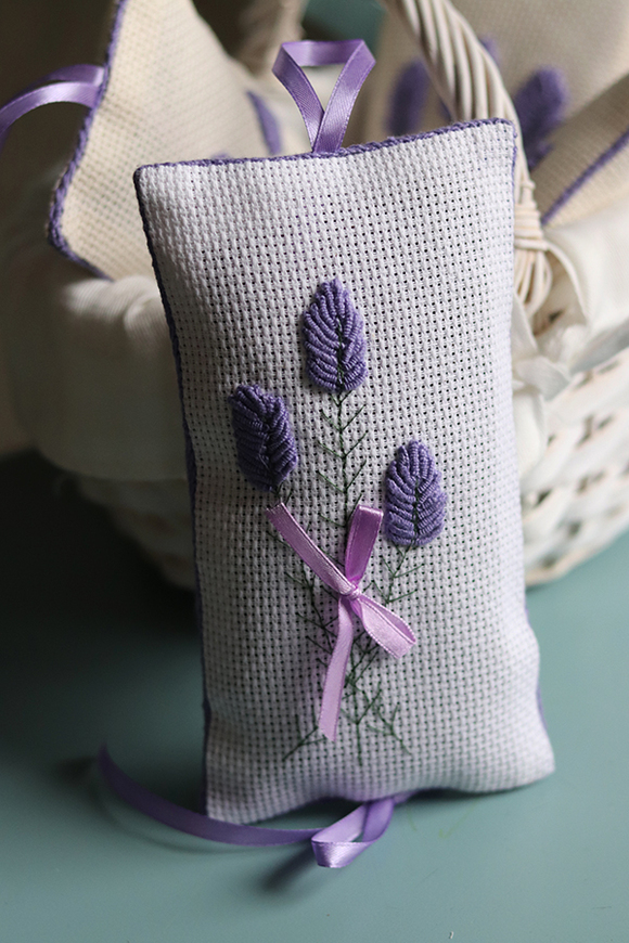 Lavendera White, saszetka zapachowa z lawendą, wym.12x8cm