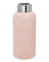 Maltica, ceramiczny wazon w kolorze różu, wys.25x11x11cm