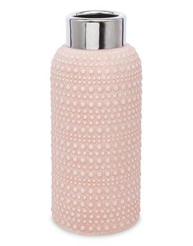 Maltica, ceramiczny wazon w kolorze różu, wys.25x11x11cm