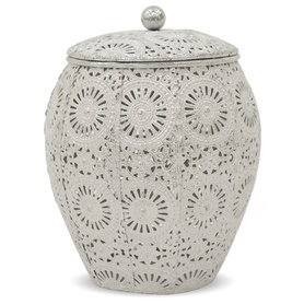 ażurowy pojemnik, Indie Silver, wym.16.5x13cm