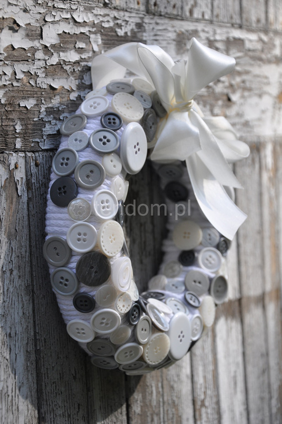 wianek dekoracyjny Button 4, śr. 22cm