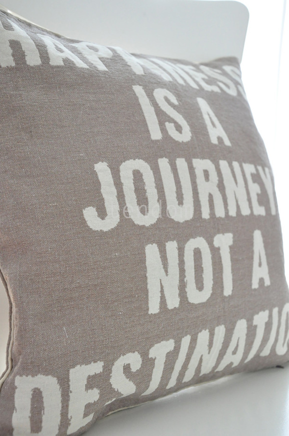 poszewka dwustronna Happiness, wym.45x45cm