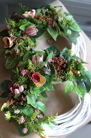 oryginalny wiosenny wianek na drzwi Mistra, śr.30cm