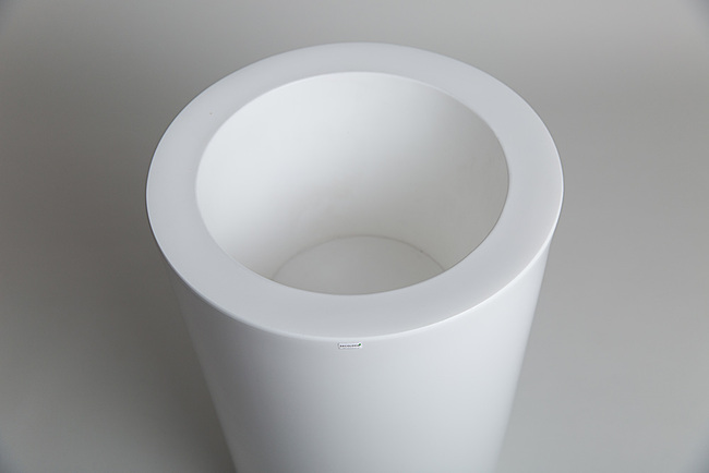 Tilla donica biel z wewnętrzną półką 49x90cm