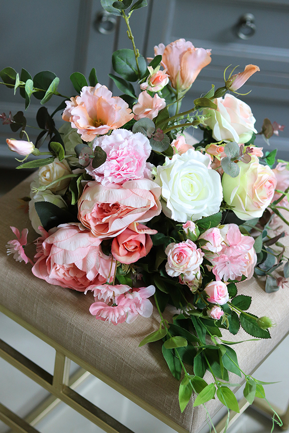 Benika, bukiet nagrobny wiązanka, dł.65cm