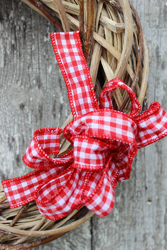 Dekoracje Zimowe wianek / stroik dekoracyjny, szer.40cm