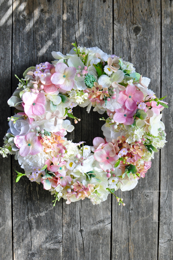 dekoracyjny wianek Pastelowy, śr.31cm