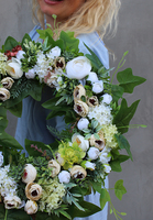 dekoracyjny wianek wiosenny Słoneczny, śr.40cm 