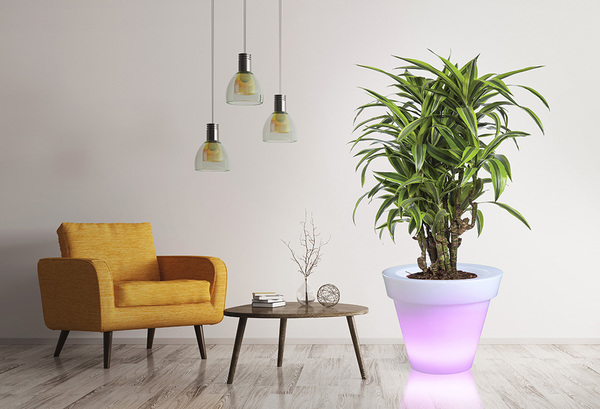 Grande donica podświetlana 16kolorów + pilot, 88x75cm