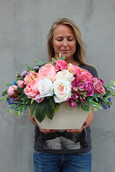 kompozycja w naczyniu Caryca Katarzyna, wys.34cm 