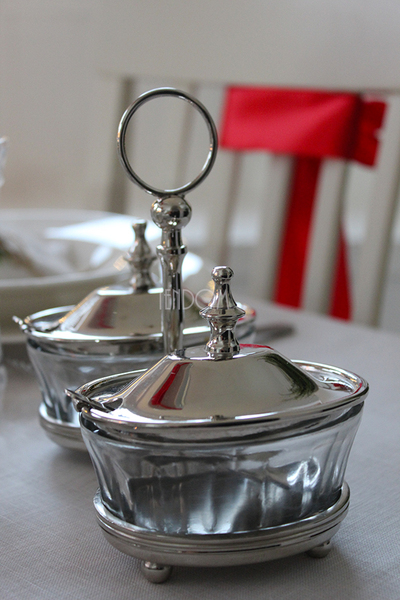 sosjerka podwójna Glamour, wys.16cm