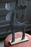 Filcowy Renifer, dekoracja świąteczna, wym.51x25x6.5cm 