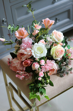 Benika, bukiet nagrobny wiązanka, dł.65cm