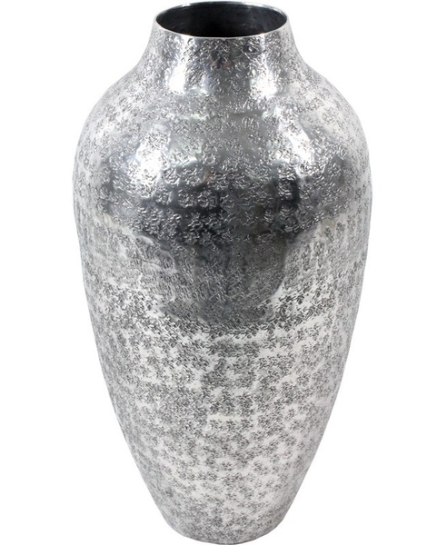 Atlantyda, metalowy wazon z delikatnym zdobieniem, wym.34x17x17cm