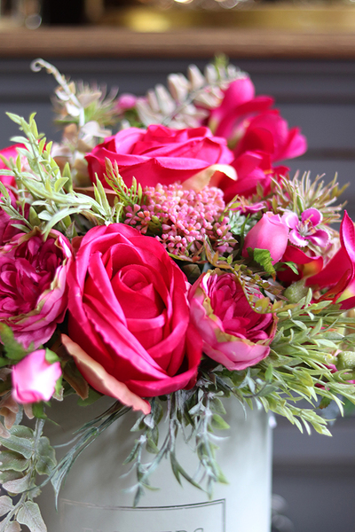 barwny flowerbox, Pinka, wym.34x39cm