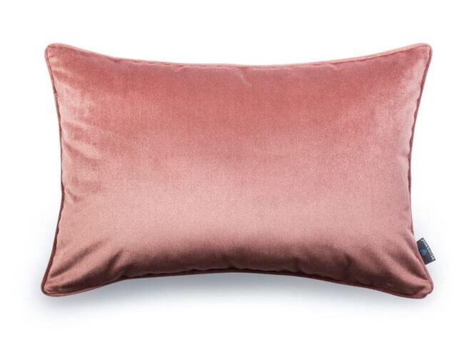 poduszka dekoracyjna welurowa, Velvetia, różowy, wym.40x60cm