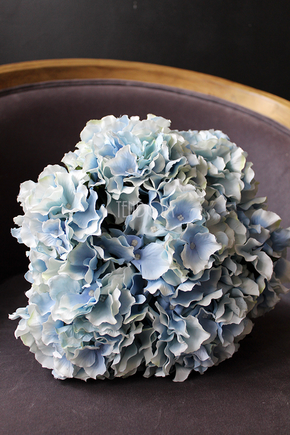 kosz z kwiatami Romantyczna Hortensja 28x28cm