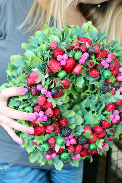 dekoracyjny wianek Fruits 2, śr.35cm