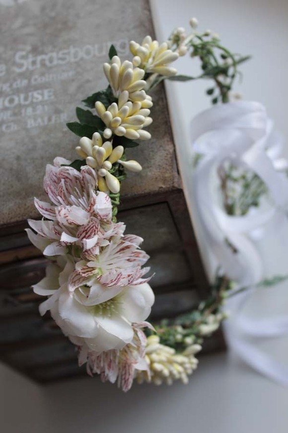 Gabriela, komunijny wianek na głowę, rozmiar uniwersalny, dziecięcy