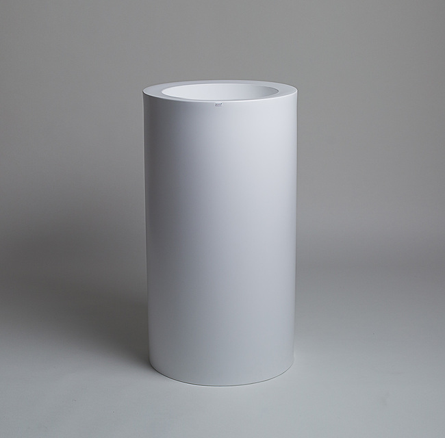 Tilla donica biel z wewnętrzną półką 49x90cm