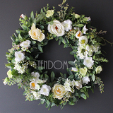 dekoracyjny wianek wiosenny Słoneczny, śr.40cm 