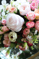 Revallo, wytworna kompozycja w cynowanym naczyniu, wys.25cm