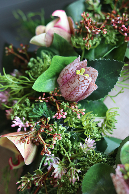 oryginalny wiosenny wianek na drzwi Mistra, śr.30cm