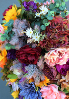 Jesień, duża kompozycja / wiązanka nagrobna, dł.100cm