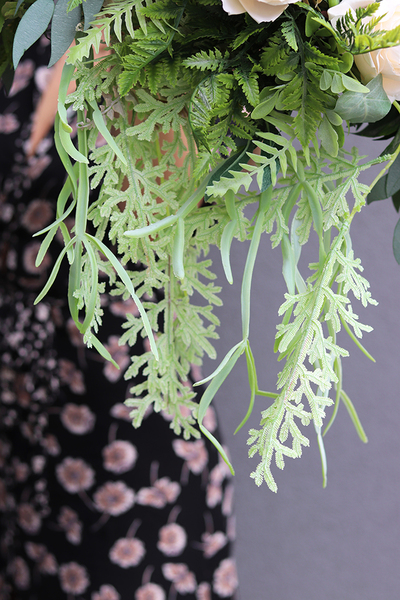 girlanda z wysokiej jakości białych i różowych kwiatów, Eligia Renoma, dł.100cm