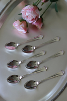 Dragana, komplet posrebrzanych łyżeczek do kawy, dł.12cm, kpl.6szt