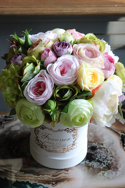 Cetra, kolorowy flowerbox, wys.27cm