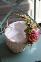 Trulla Creme 2, uroczy koszyczek wielkanocny, wys.32cm 