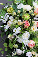 bogata wiązanka / kompozycja nagrobna, Pianolla Premium, dł.100cm