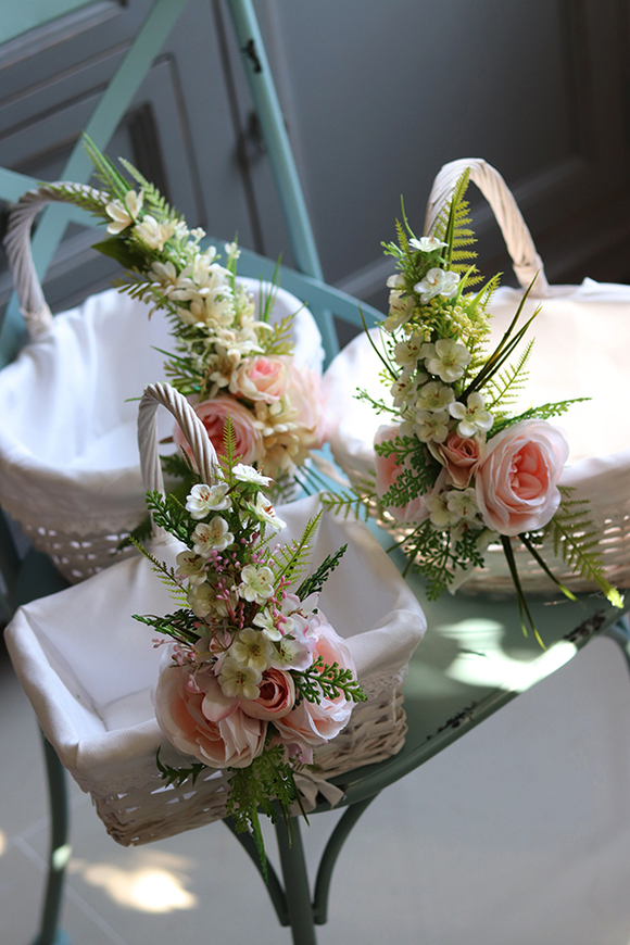 Trulla Creme 2, uroczy koszyczek wielkanocny, wys.32cm 