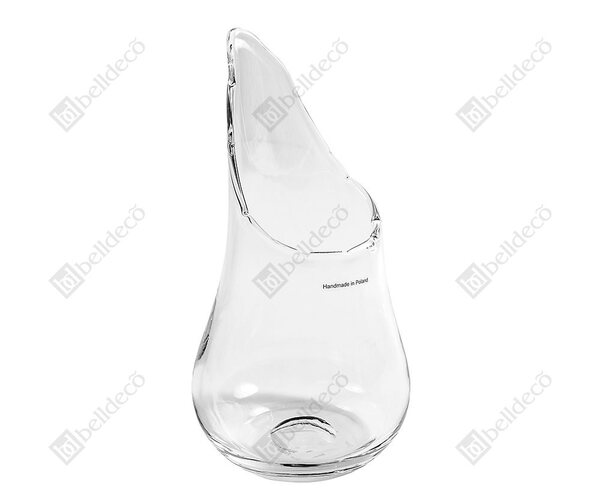 szklany wazon / świecznik Ukośny 15x15x25cm