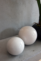 kula dekoracyjna fiberglass White śr.50cm