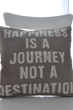 poszewka dwustronna Happiness, wym.45x45cm