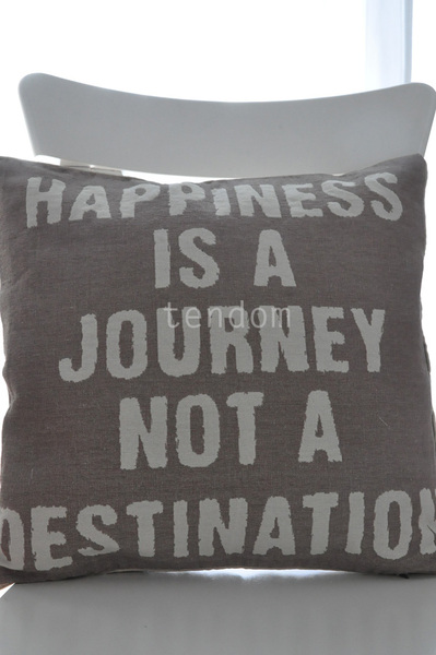 poszewka dwustronna Happiness, wym.45x45cm