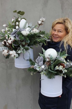 box świąteczny Śnieżna Kraina Big, wys.55cm  