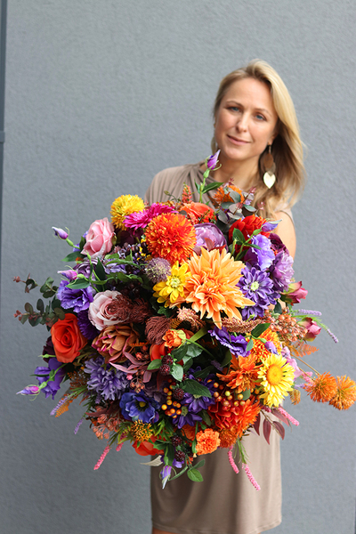 bogaty jesienny kosz Hefrano, wys.62cm  