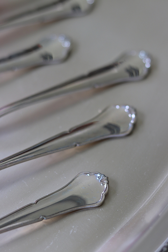 Dragana, komplet posrebrzanych łyżeczek do kawy, dł.12cm, kpl.6szt