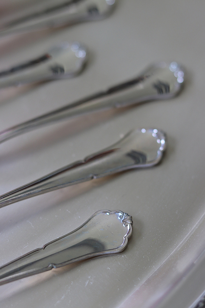 Dragana, komplet posrebrzanych łyżeczek do kawy, dł.12cm, kpl.6szt