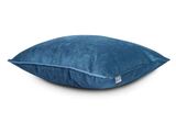 poduszka dekoracyjna welurowa, Velvetia, granat dżinsowy, wym.40x60cm