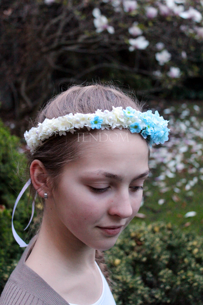 komunijny wianek na głowę Silla, rozmiar uniwersalny, dziecięcy