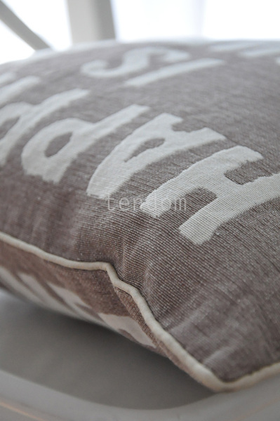 poszewka dwustronna Happiness, wym.45x45cm