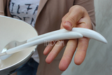 aluminiowe łyżki do sałat White, dł.36cm
