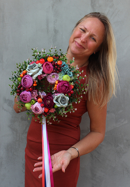 Feeria Barw 2, wianek na drzwi, śr.30cm