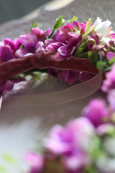 Tunemo, kwiatowy wianek na głowę, rozmiar uniwersalny